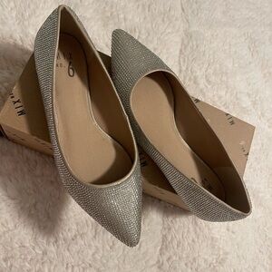 Mix No. 6 Glittering Silver Flats